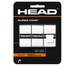 Овергрип Head Super Comp, 0.5 мм, 3 шт, белый